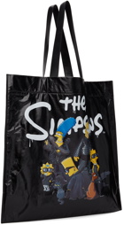 Balenciaga Black The Simpsons Edition Shopper Tote Bag