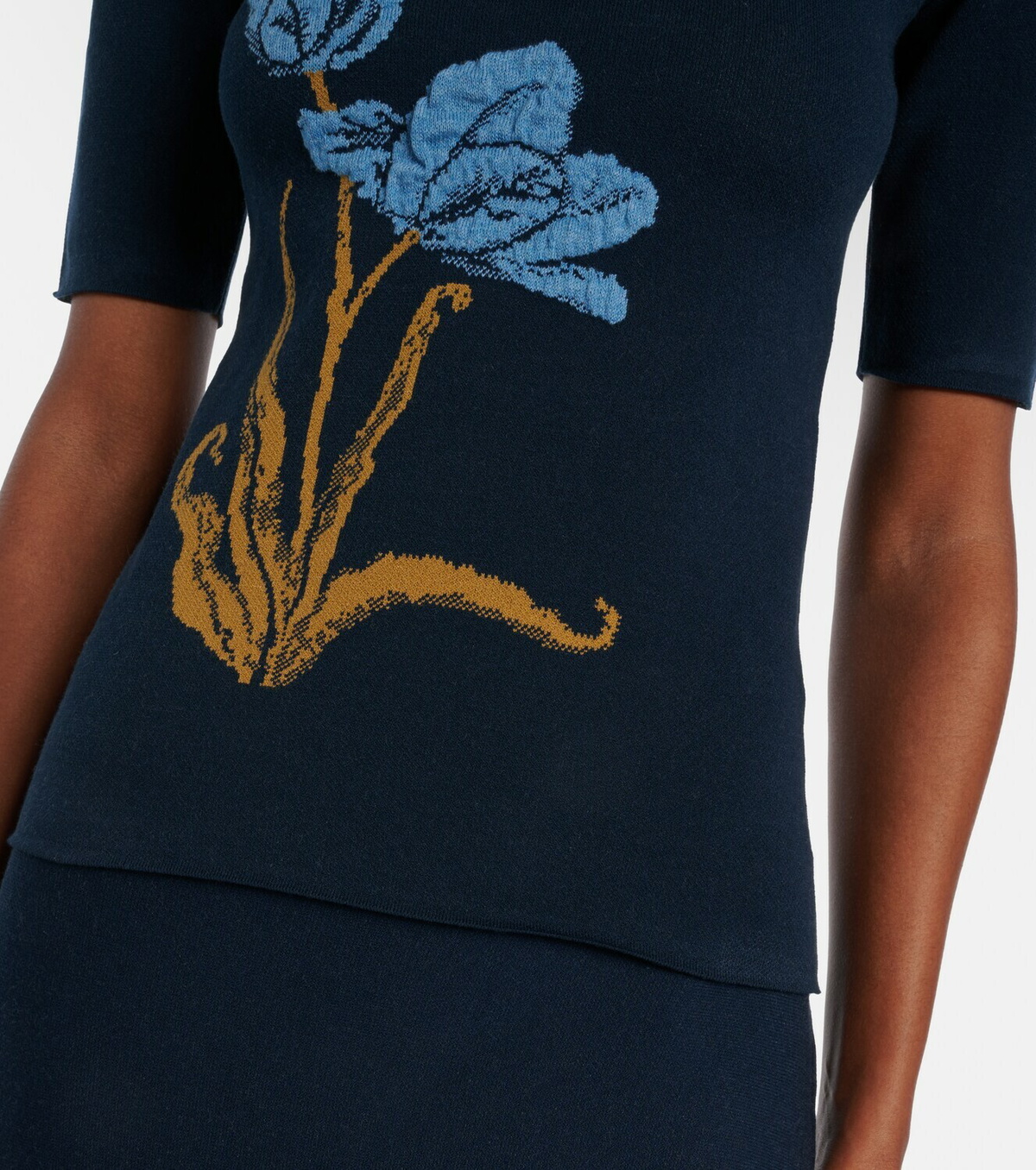 Erdem Floral jacquard sweater