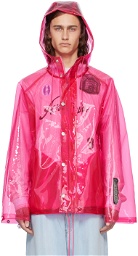 Acne Studios Pink Transparent Jacket