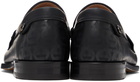 Salvatore Ferragamo Black Gancini Loafers