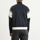 Fred Perry Men's Meyba Cut And Sew Track Jacket in Navy
