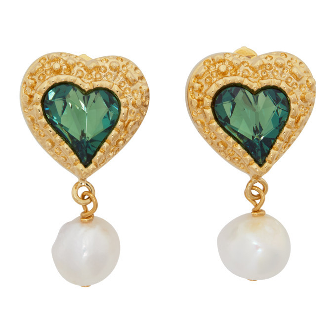 Photo: Safsafu Gold Eden Love Earrings