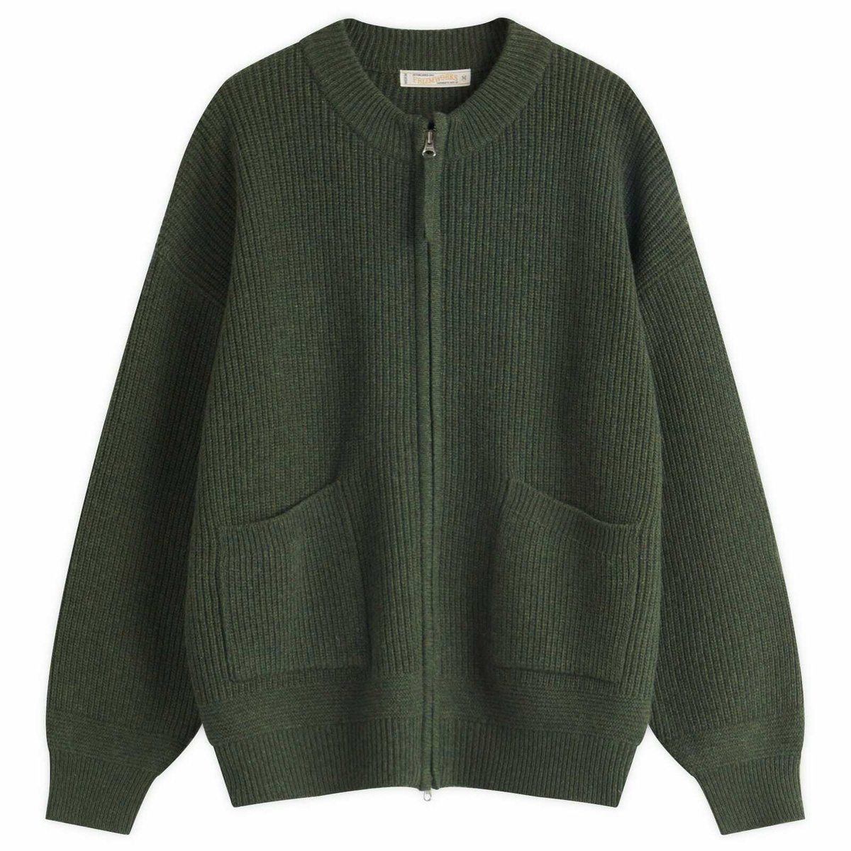 ★2023FW新作★CODE GRAPHY★COWICHAN KNITWEAR ZIP-UP CARDIGAN Frizmworks Heavy Cowichan Zipup Cardigan | Black | Canoe Club