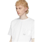 Heliot Emil White PVC Pocket T-Shirt