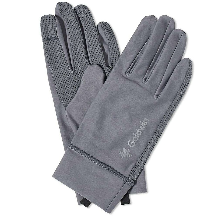 Photo: Goldwin Men's Running Dry Glove in Grey