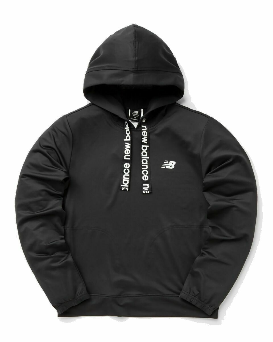 Photo: New Balance Relentless Terry Hoodie Black - Womens - Hoodies