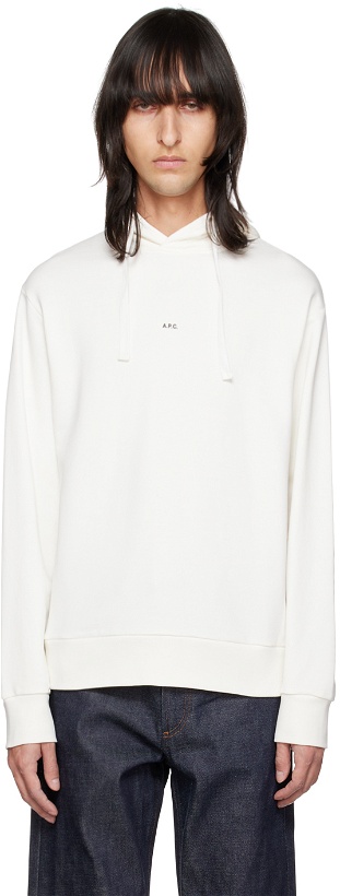 Photo: A.P.C. White Larry Hoodie