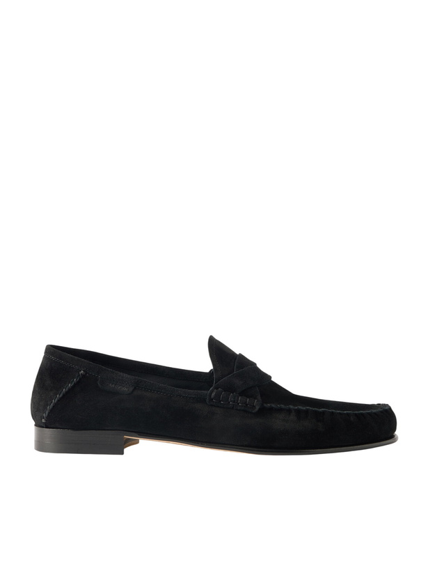 Photo: TOM FORD - Ripley Suede Loafers - Black
