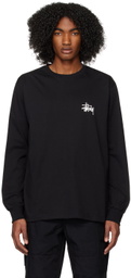 Stüssy Black Basic Long Sleeve T-Shirt