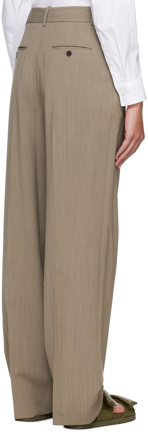 Theory Gray Pleated Trousers