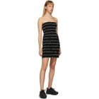 Victor Glemaud Black Knit Layer Dress