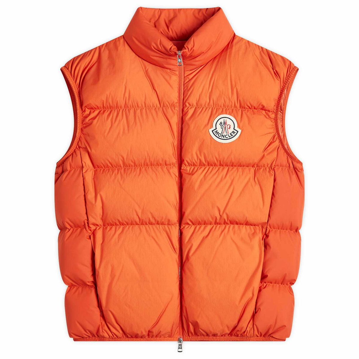 Moncler Men's Almaz Vest in Orange Moncler