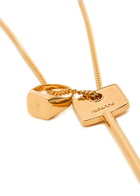 Rabanne Key Necklace - Gold - One Size
