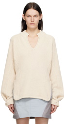 Hyein Seo Beige Oversized Sweater