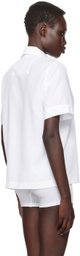 CDLP White Short Sleeve Pyjama Shirt
