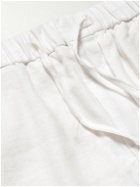 Frescobol Carioca - Oscar Straight-Leg Linen and Cotton-Blend Drawstring Trousers - White