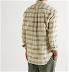 Gitman Vintage - Slim-Fit Button-Down Collar Checked Cotton-Corduroy Shirt - Neutrals