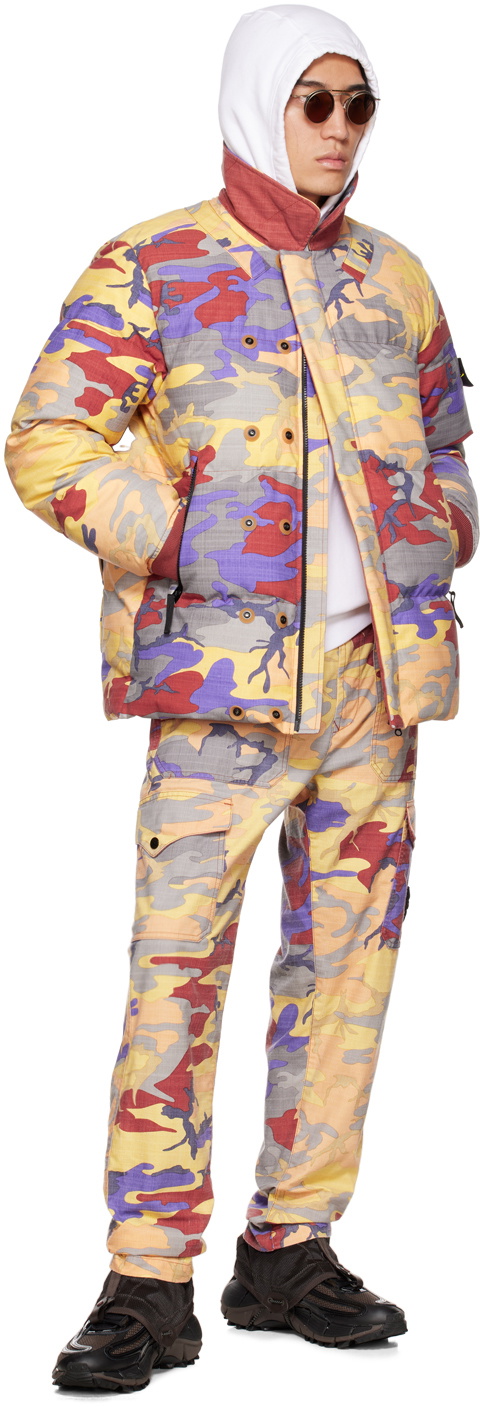 パンツ Stone  Heritage Camo Nylon Pants Stone Island - S.I. Heritage Camo Ripstop Nylon Cargo Pants