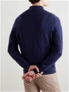 Peter Millar - Excursionist Flex Wool-Blend Half-Zip Sweater - Blue