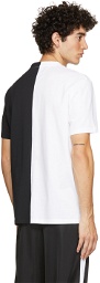 Raf Simons Black & White Fred Perry Edition Split T-Shirt