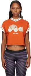 Palm Angels Orange Print T-Shirt