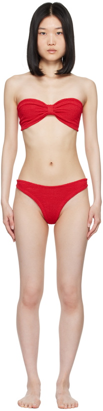 Photo: Hunza G Red Tina Bikini