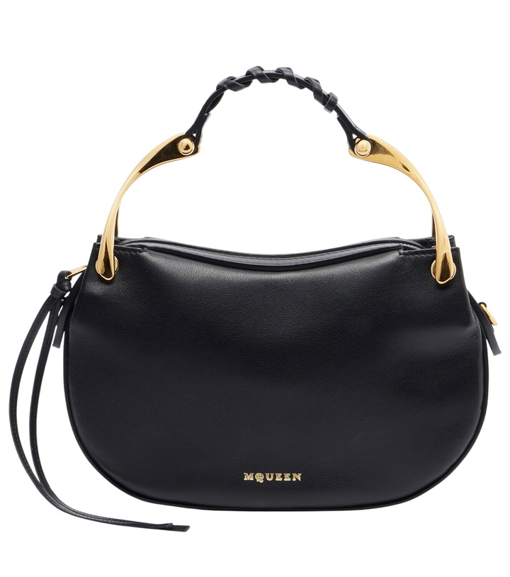 Photo: McQueen Wishbone Mini leather top-handle bag