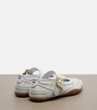Miu Miu Gymnasium leather Mary Jane flats