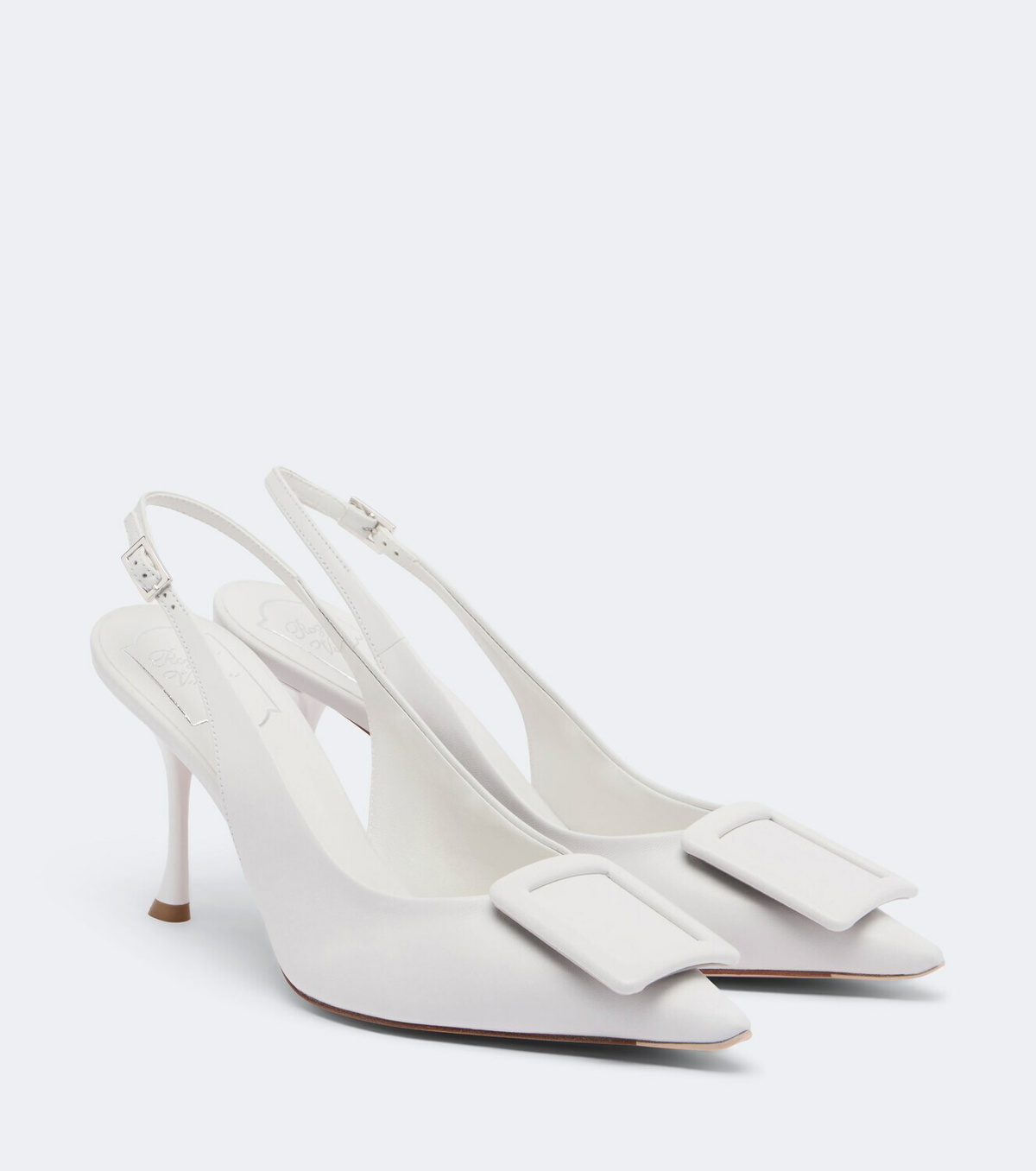 Roger Vivier Viv' In The City leather slingback pumps