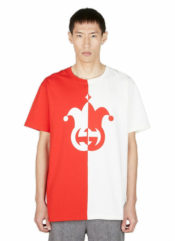 Photo: Bicolor T-Shirt in Red