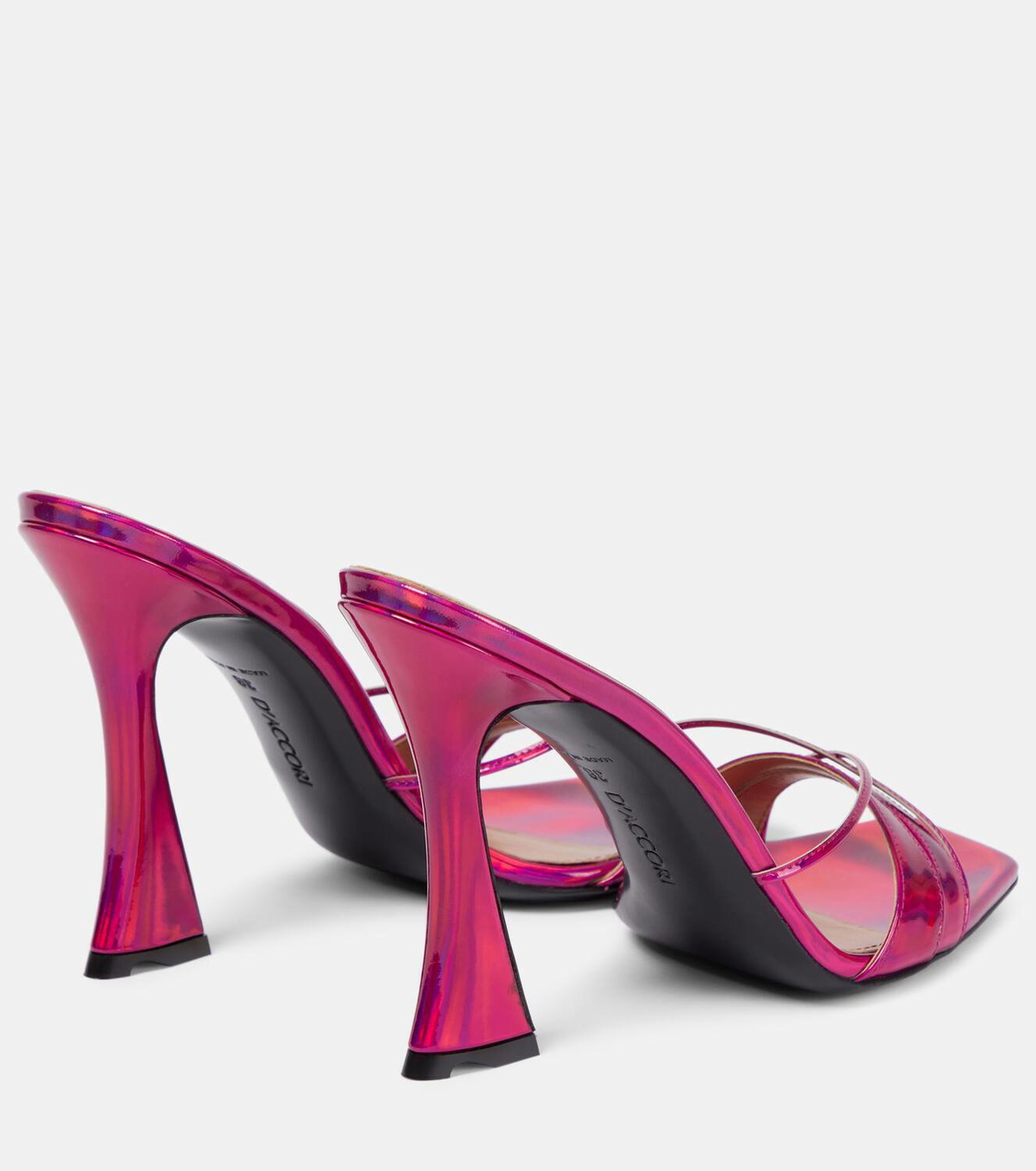 D'Accori Lust metallic leather sandals