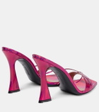 D'Accori Lust metallic leather sandals