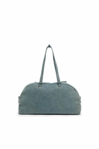 Diesel 1DR Dome-Duffle bag in denim with Oval D logo - Travel Bags - Unisex - Blue