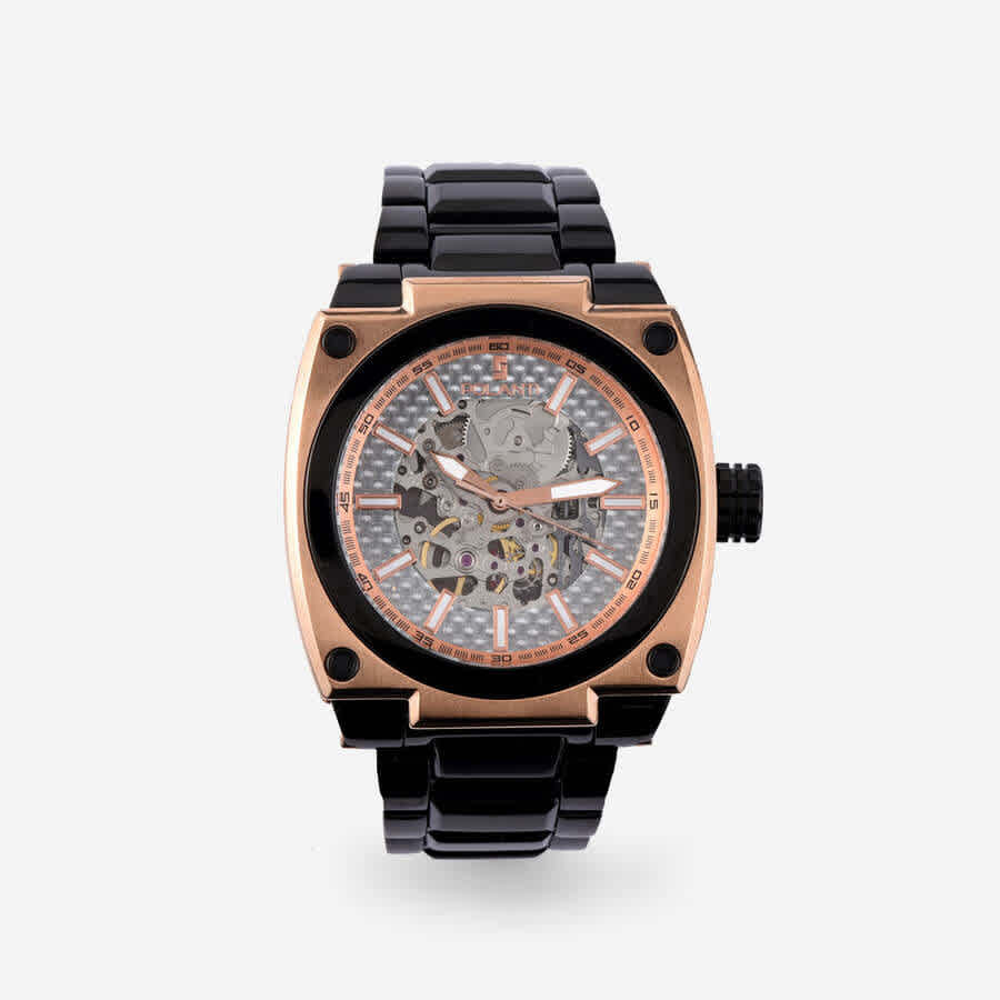 Polanti Torque Ii Auto Silver-tone Dial Mens Watch PLT2001-RGBK