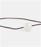 Sophie Buhai Emilie sterling silver choker with freshwater pearl