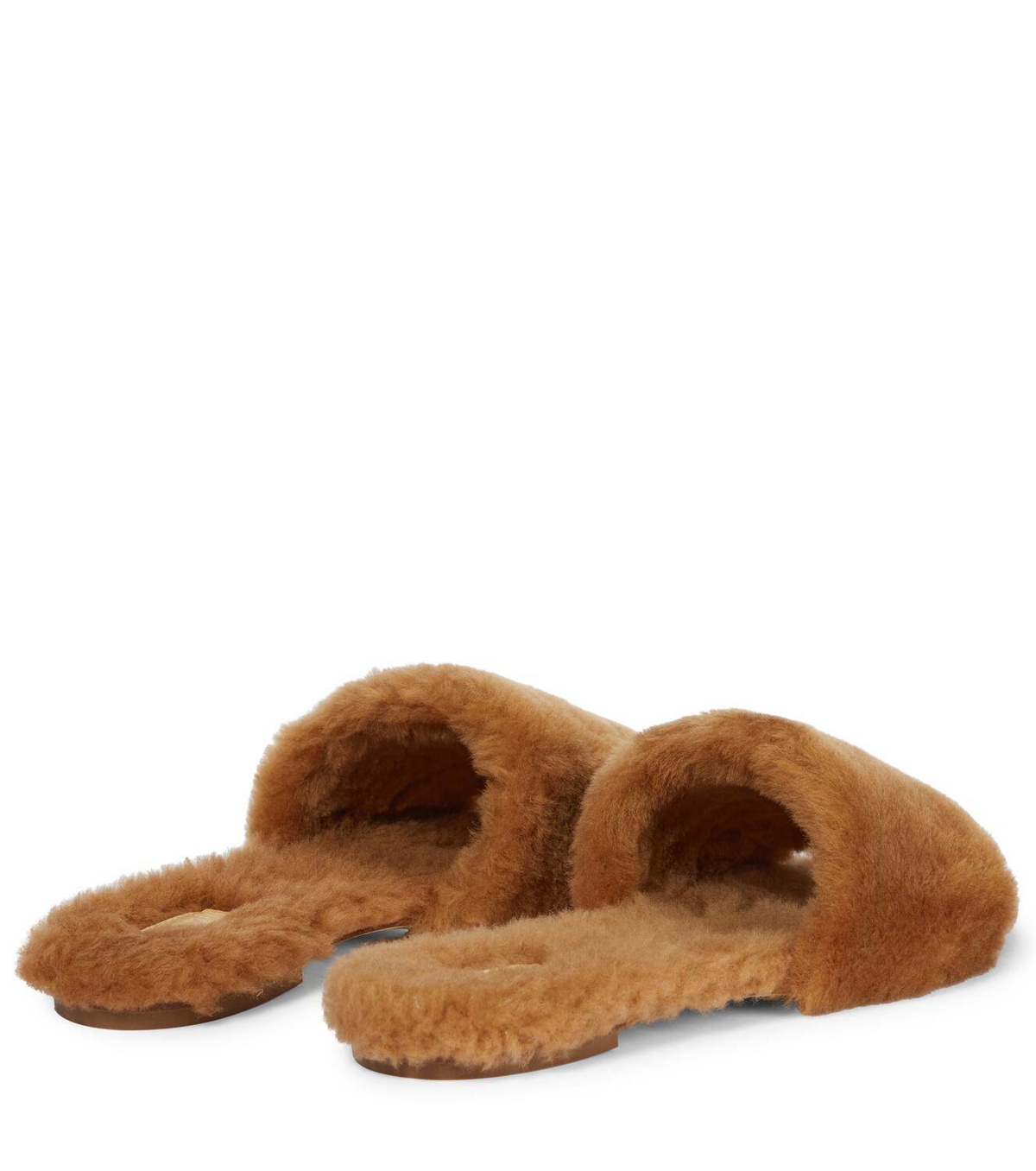 Aeyde Anna shearling slides