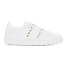 Valentino White Valentino Garavani Rockstud Untitled 11 Sneakers