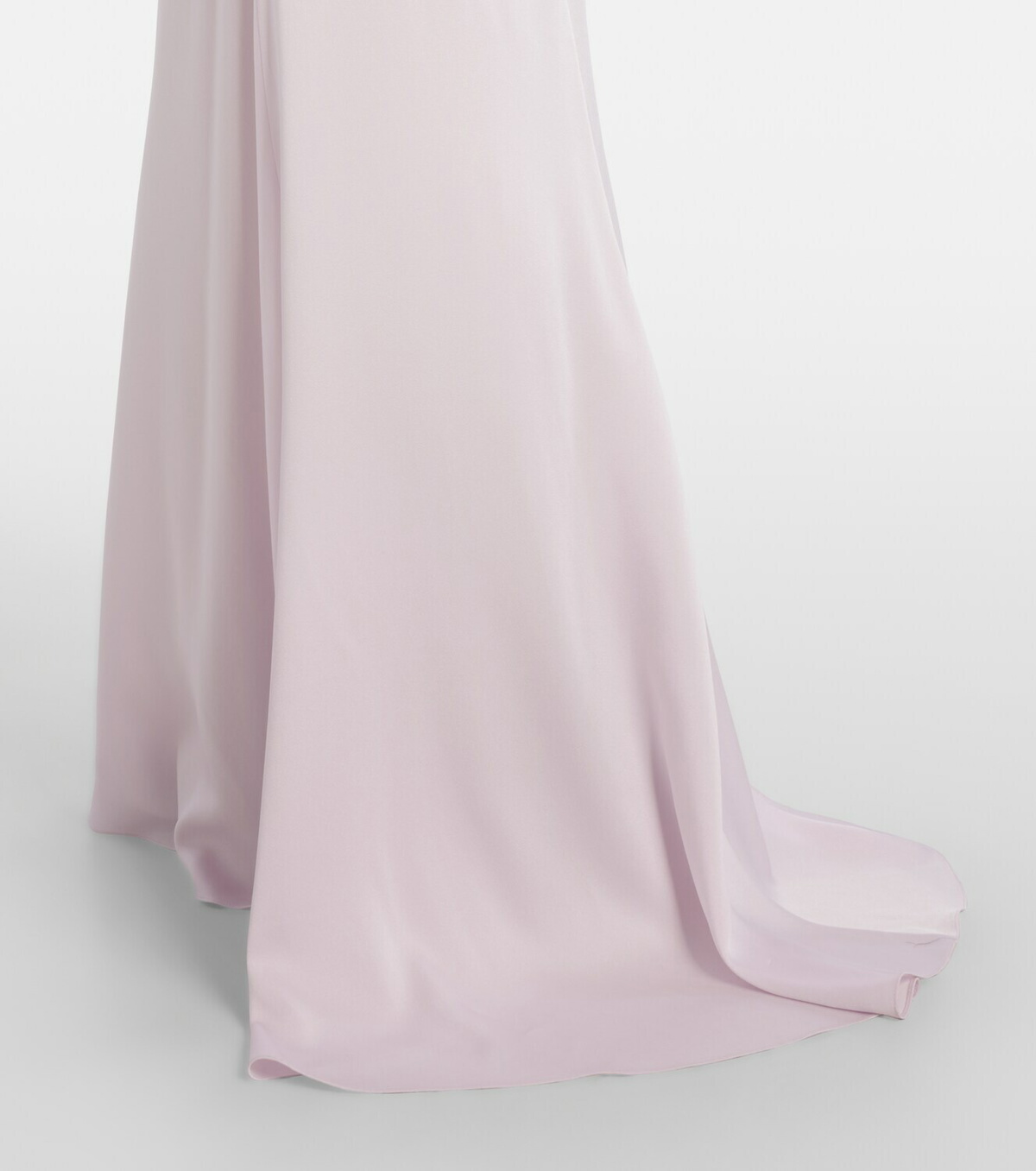 McQueen Draped satin gown