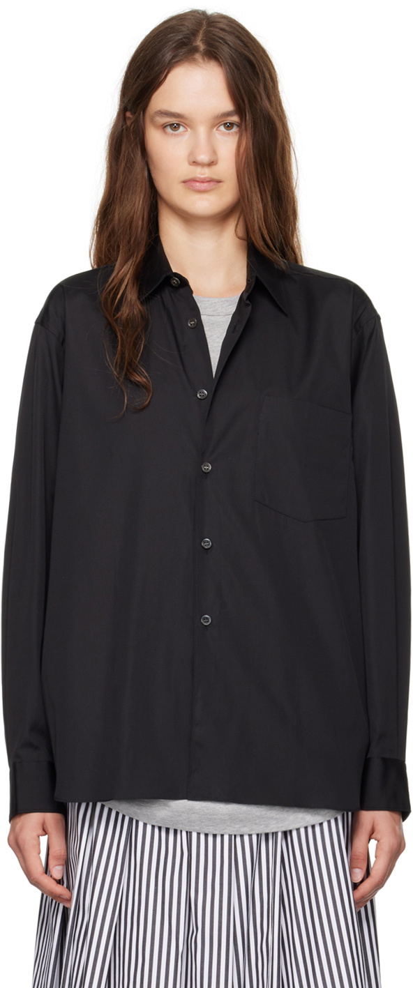 Comme des Garçons Shirt Black Patch Pocket Shirt