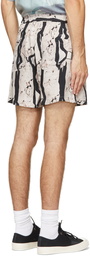 Tiger of Sweden Beige Printed Twolum Shorts