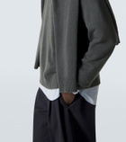 The Row Memphis cashmere and linen sweater