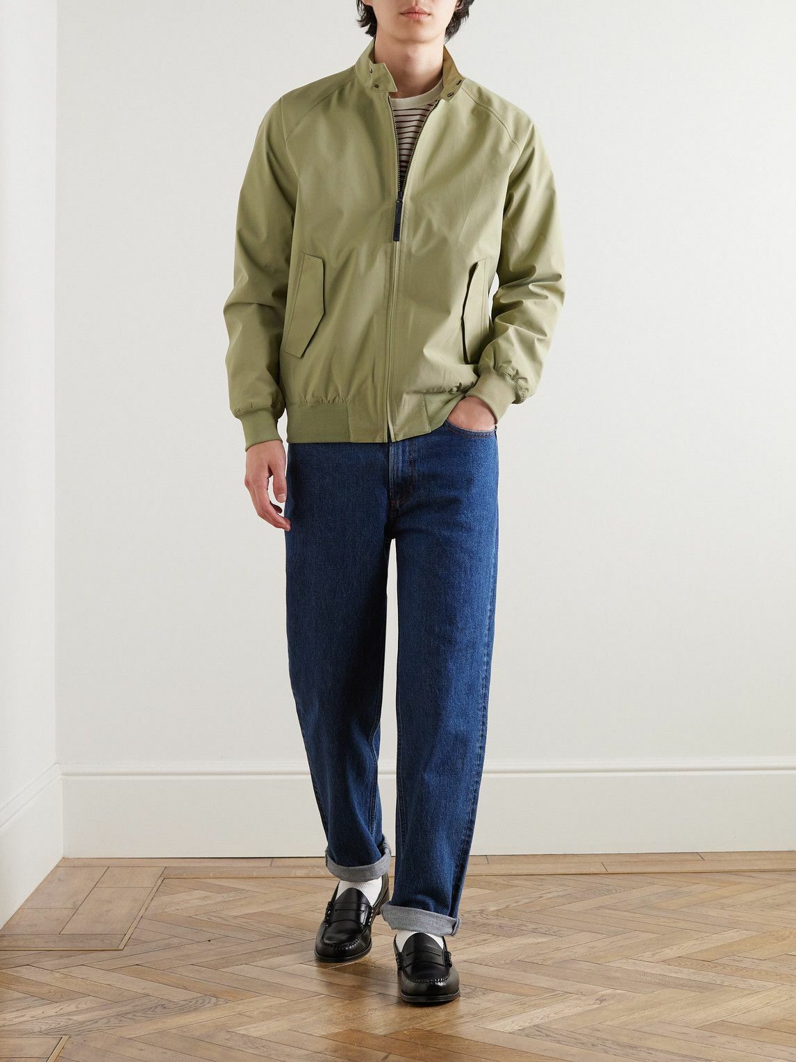 Baracuta Goldwin G9 GORE TEX Harrington Jacket Green Baracuta