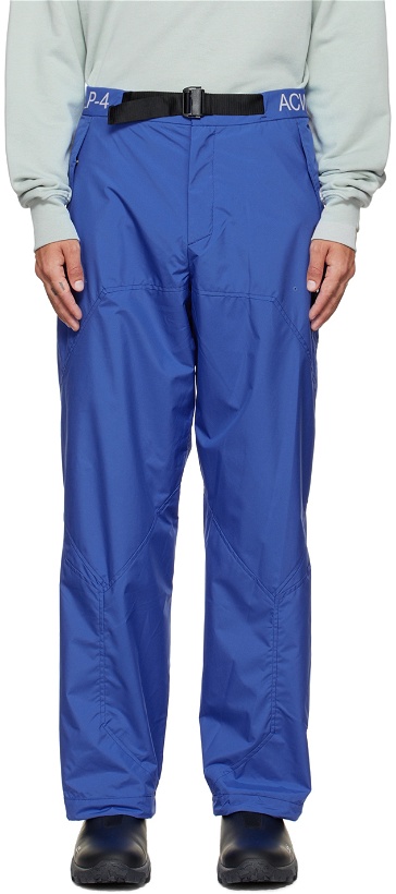 Photo: A-COLD-WALL* Blue Nephin Storm Trousers
