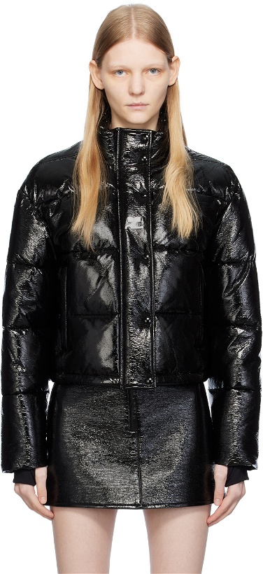 Photo: Courrèges Black Embroidered Puffer Jacket
