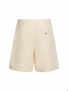 JW ANDERSON - Wide Linen & Cotton Shorts