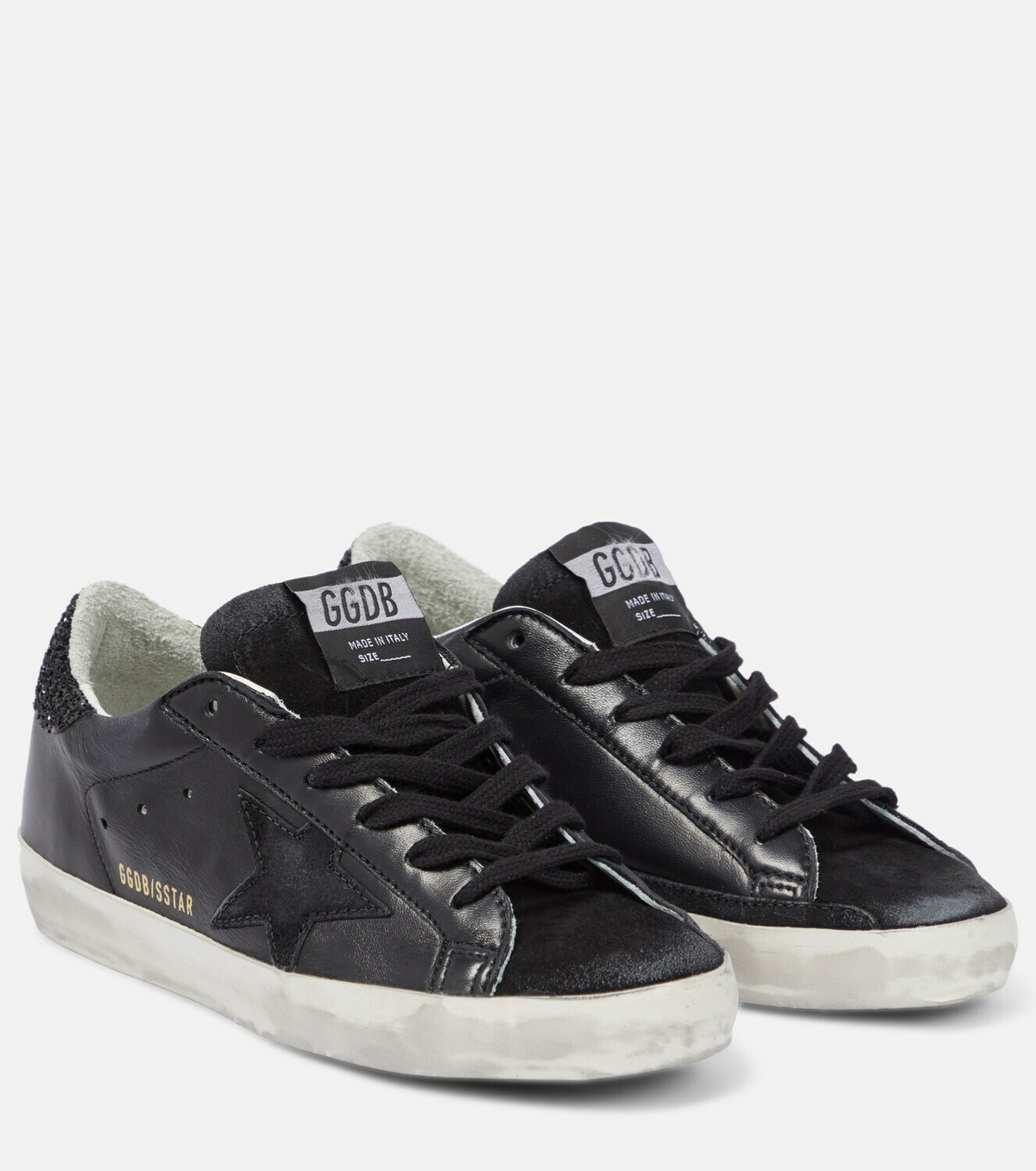 【関税&送料込】Golden Goose Deluxe Brand Dark Grey Cotton T Golden Goose Super-Star leather sneakers Golden Goose Deluxe