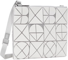 BAO BAO ISSEY MIYAKE White Font Crossbody Bag