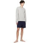 Tekla Gray Long-Sleeved T-shirt