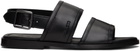 Coach 1941 Black Julian Two Strap Sandals