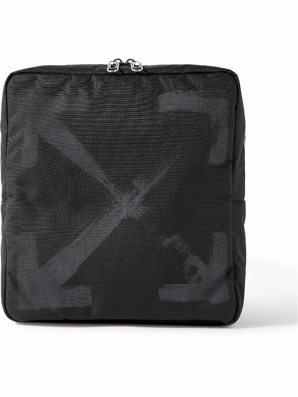 Photo: Off-White - Logo-Print Canvas Sling Backpack